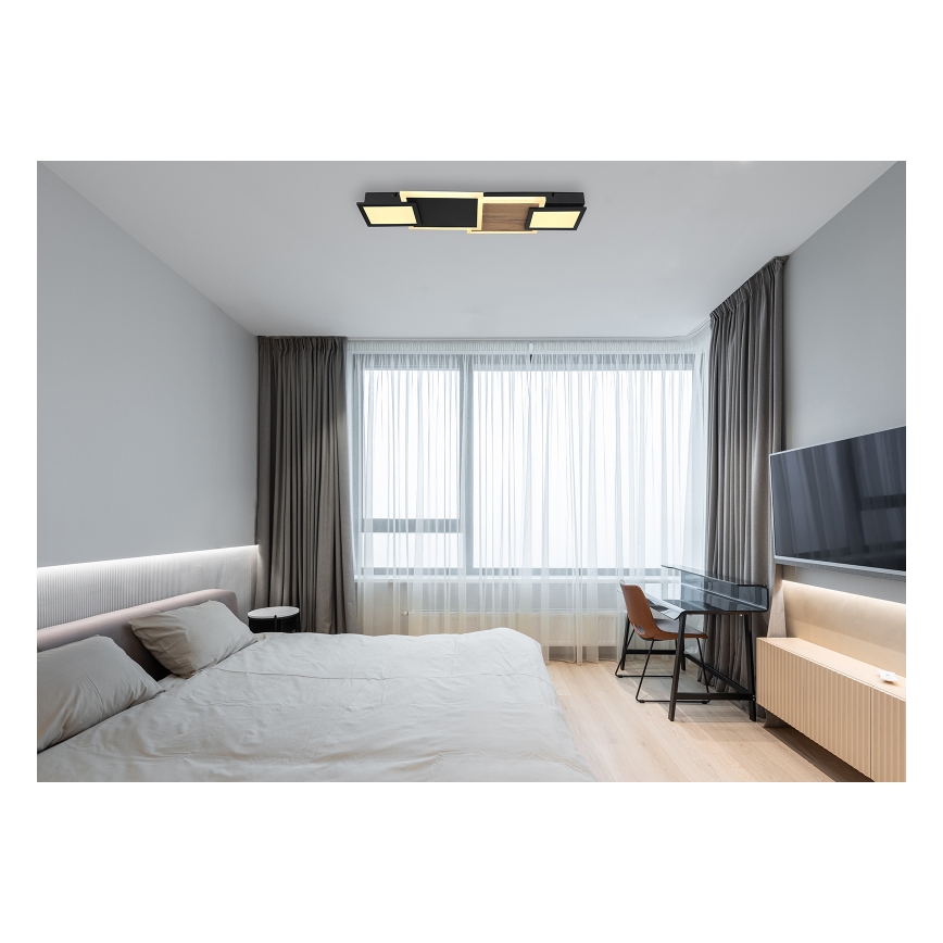 Globo 67279-30 - LED lubinis šviestuvas CAROLINE LED/30W/230V 25x71,5 cm smėlio spalvos/juoda