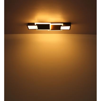 Globo 67279-30 - LED lubinis šviestuvas CAROLINE LED/30W/230V 25x71,5 cm smėlio spalvos/juoda