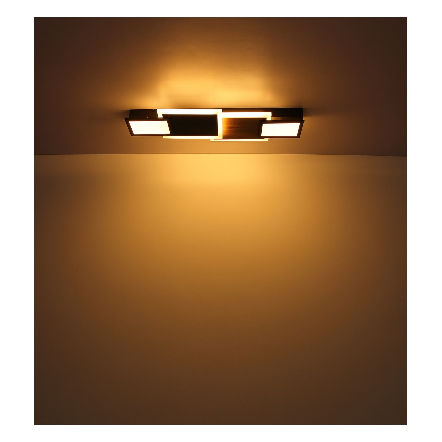 Globo 67279-30 - LED lubinis šviestuvas CAROLINE LED/30W/230V 25x71,5 cm smėlio spalvos/juoda