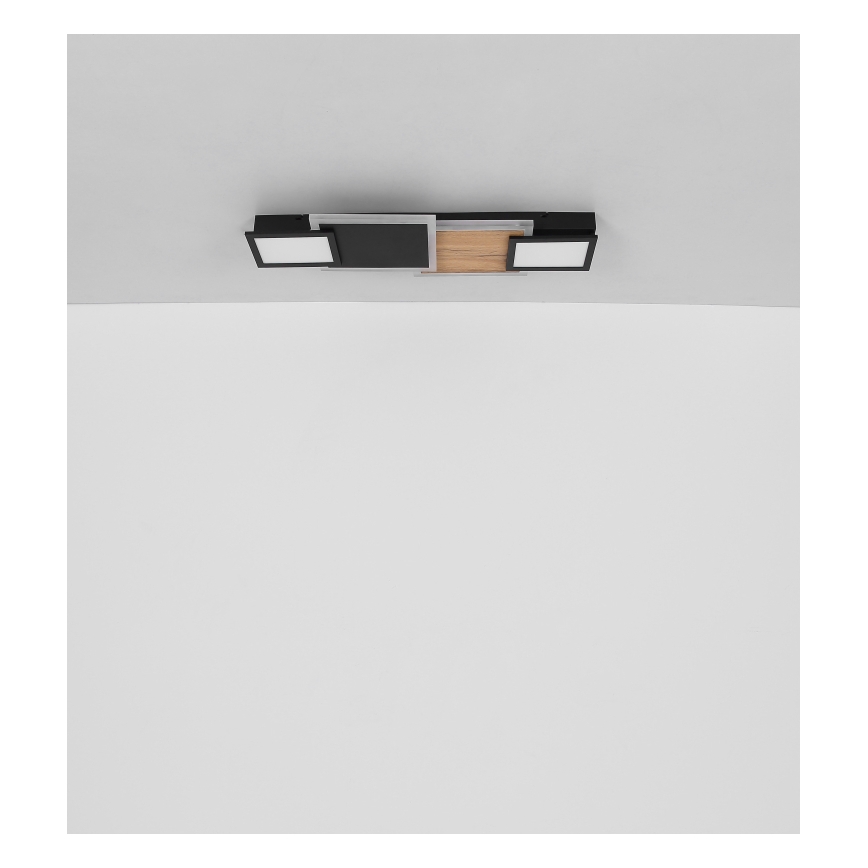 Globo 67279-30 - LED lubinis šviestuvas CAROLINE LED/30W/230V 25x71,5 cm smėlio spalvos/juoda