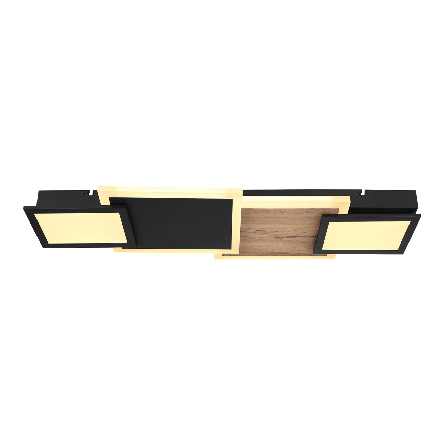 Globo 67279-30 - LED lubinis šviestuvas CAROLINE LED/30W/230V 25x71,5 cm smėlio spalvos/juoda