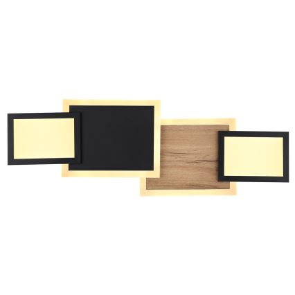 Globo 67279-30 - LED lubinis šviestuvas CAROLINE LED/30W/230V 25x71,5 cm smėlio spalvos/juoda