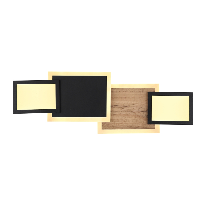 Globo 67279-30 - LED lubinis šviestuvas CAROLINE LED/30W/230V 25x71,5 cm smėlio spalvos/juoda