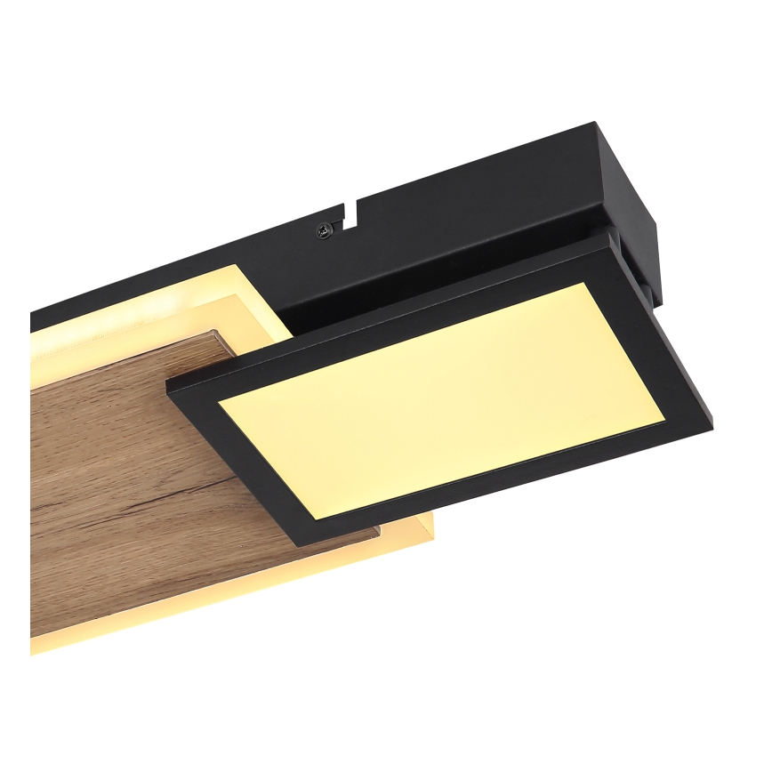 Globo 67279-30 - LED lubinis šviestuvas CAROLINE LED/30W/230V 25x71,5 cm smėlio spalvos/juoda