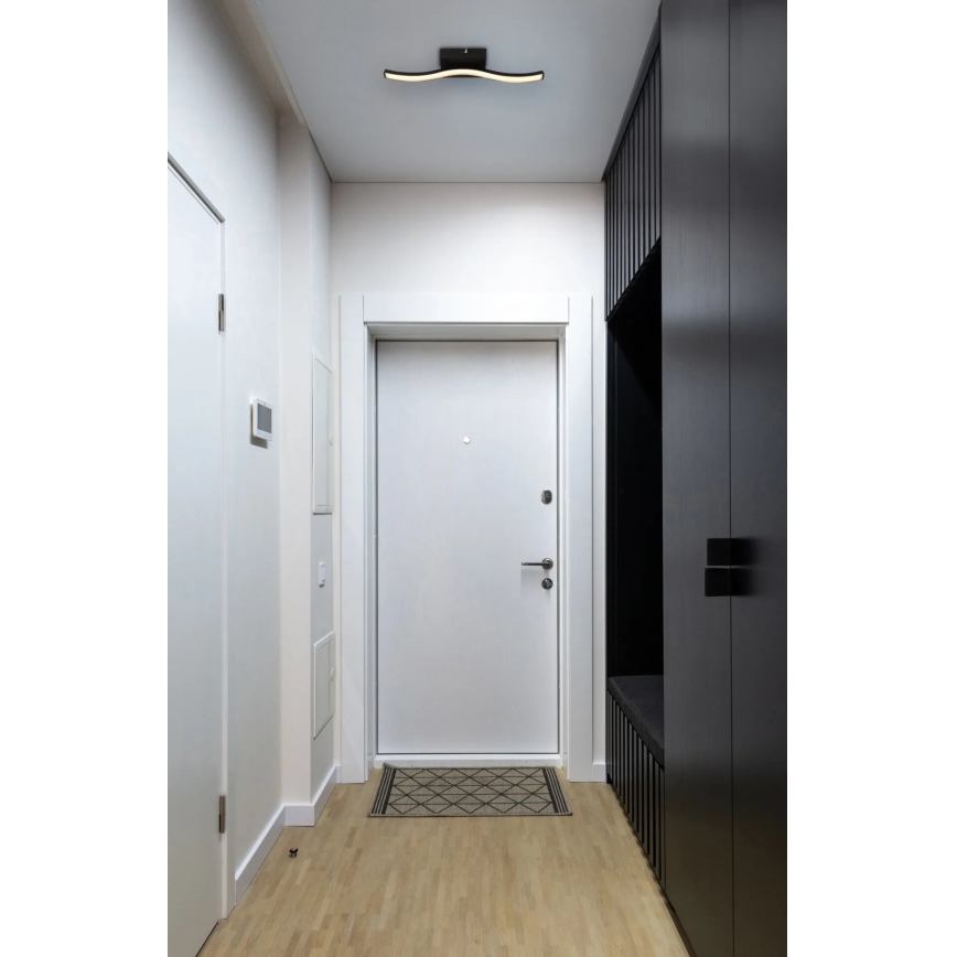 Globo - LED Ant pagrindo montuojamas sietynas LED/6W/230V 3000K juoda