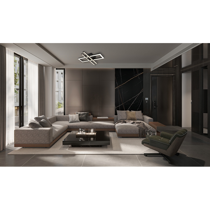 Globo - LED lubinis šviestuvas LED/24W/230V 4000K juoda