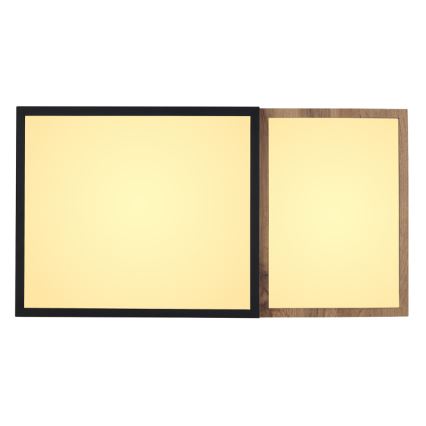 Globo 67286-30 - LED lubinis šviestuvas GUNDI LED/30W/230V 35x65 cm ruda/juoda