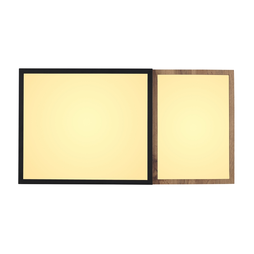 Globo 67286-30 - LED lubinis šviestuvas GUNDI LED/30W/230V 35x65 cm ruda/juoda