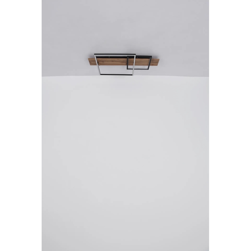 Globo 67289D1 - LED lubinis šviestuvas VANNI LED/24W/230V 40x75 cm ruda/juoda