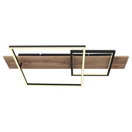 Globo 67289D1 - LED lubinis šviestuvas VANNI LED/24W/230V 40x75 cm ruda/juoda