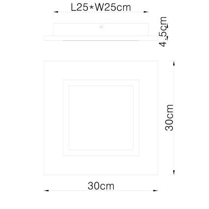 Globo - LED lubinis šviestuvas LED/12W/230V