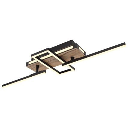 Globo 67299D2 - LED lubinis šviestuvas COLLI LED/30W/230V 46x68 cm ruda/juoda