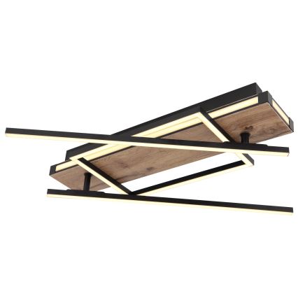 Globo 67299D3 - LED lubinis šviestuvas COLLI LED/40W/230V 88x120 cm smėlinė/juoda
