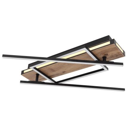Globo 67299D3 - LED lubinis šviestuvas COLLI LED/40W/230V 88x120 cm smėlinė/juoda