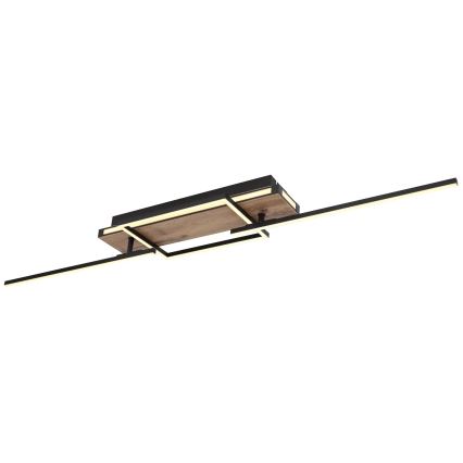 Globo 67299D3 - LED lubinis šviestuvas COLLI LED/40W/230V 88x120 cm smėlinė/juoda