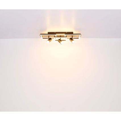 Globo - LED Lubinis šviestuvas LED/48W/230V + 3xGU10/5W 3000K 27x72 cm