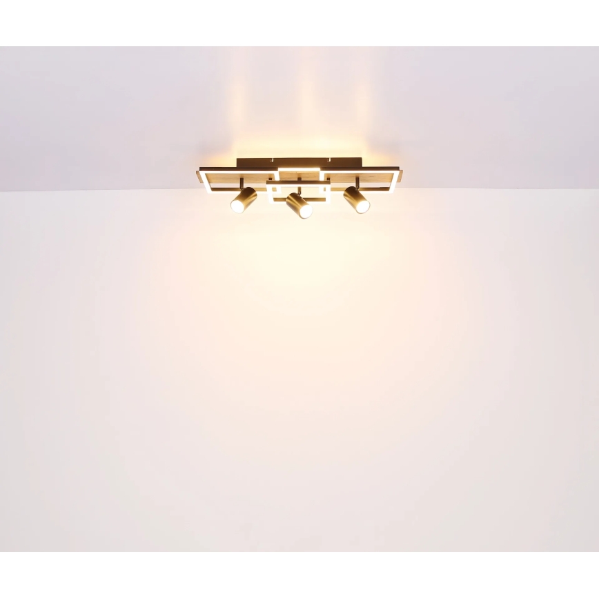 Globo - LED Lubinis šviestuvas LED/48W/230V + 3xGU10/5W 3000K 27x72 cm