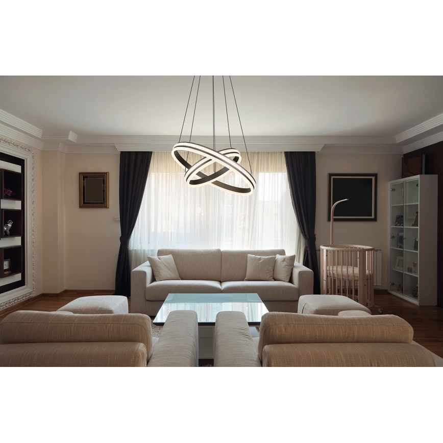 Globo - LED Reguliuojamas pakabinamas sietynas LED/60W/230V 2700K-6000K + nuotolinio valdymo pultas