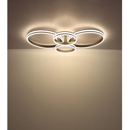 Globo - LED lubinis šviestuvas LED/39W/230V 2700/4500/6500K 106x60 cm antracito spalvos
