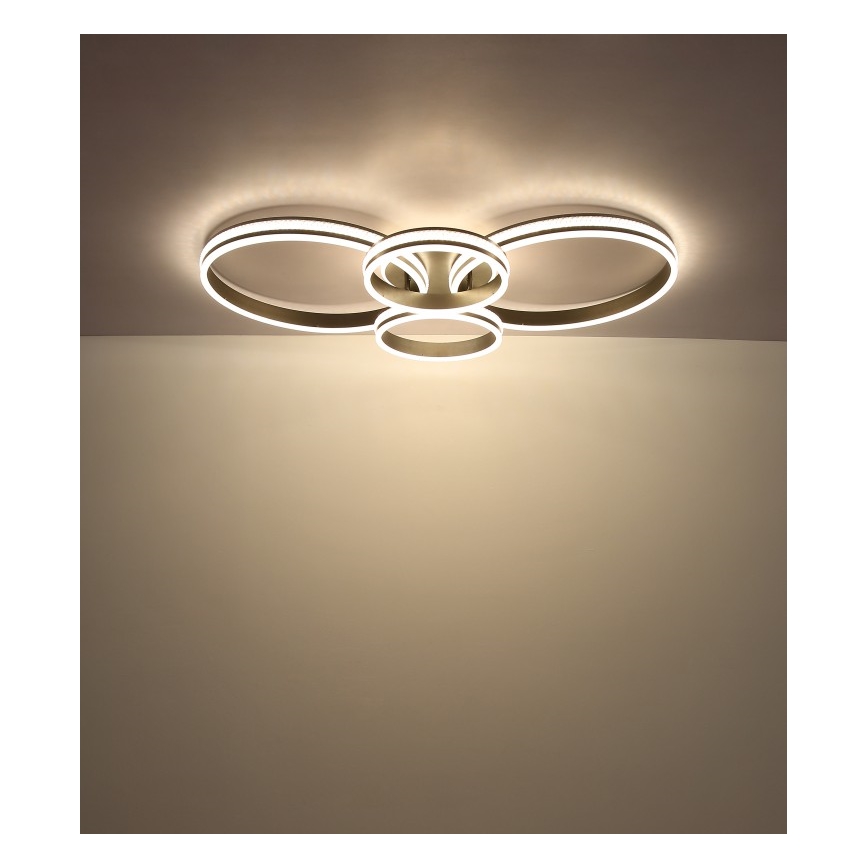 Globo - LED lubinis šviestuvas LED/39W/230V 2700/4500/6500K 106x60 cm antracito spalvos