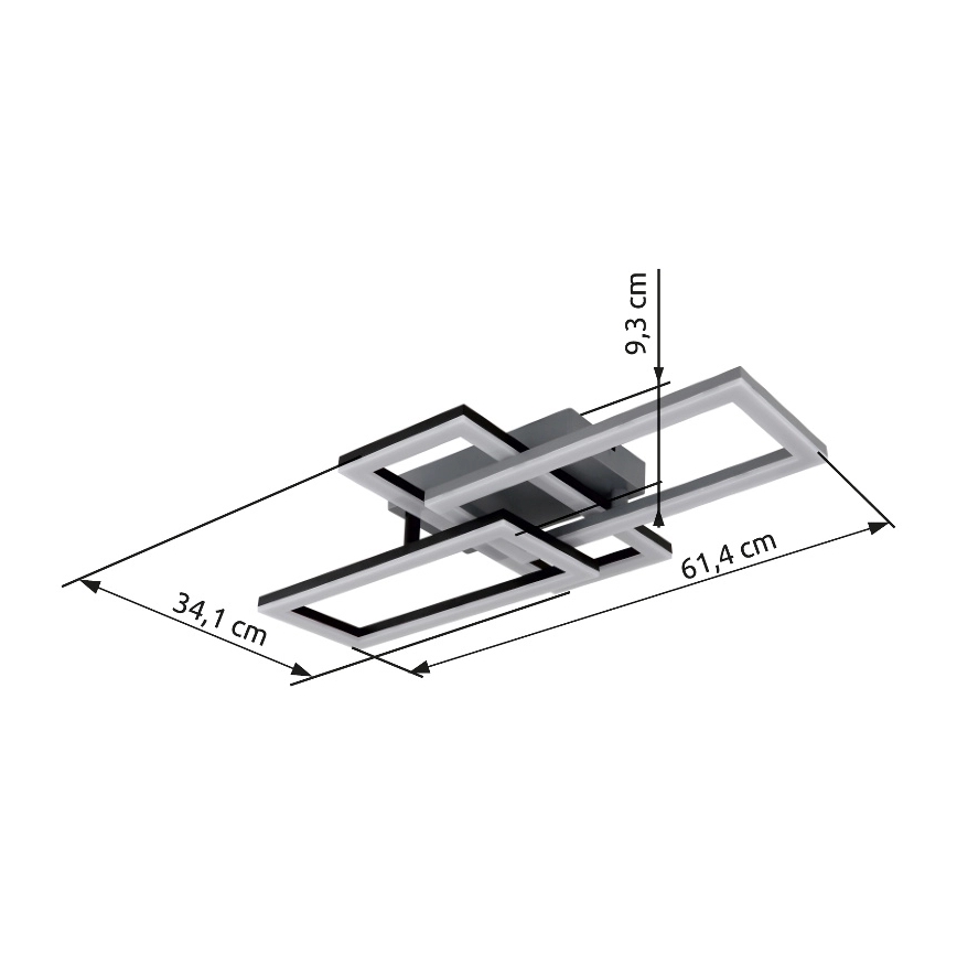 Globo - LED lubinis šviestuvas LED/24W/230V