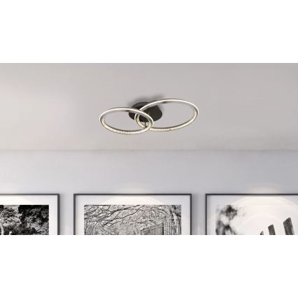 Globo - reguliuojamas LED lubinis šviestuvas LED/50W/230V 2700-6000K 50x75 cm + nuotolinis valdymas
