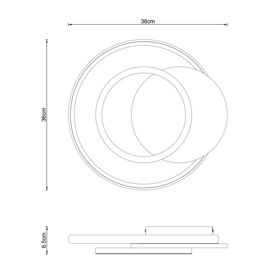 Globo - LED lubinis šviestuvas LED/24W/230V