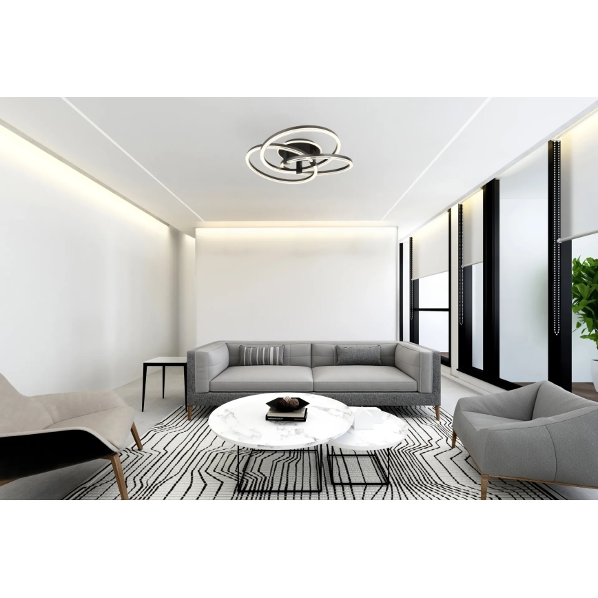 Globo - reguliuojamo ryškumo LED lubų šviestuvas LED/75W/230V 2700–6000K, skersmuo 78 cm + nuotolinis valdymas