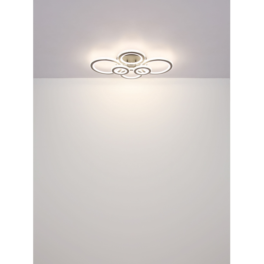 Globo - LED Pritemdomas lubinis šviestuvas LED/60W/230V 2700-6000K 56x78 cm antracitas + nuotolinio valdymo pultas