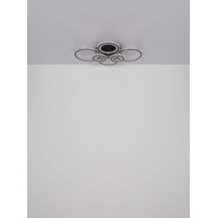 Globo - LED Pritemdomas lubinis šviestuvas LED/60W/230V 2700-6000K 56x78 cm antracitas + nuotolinio valdymo pultas