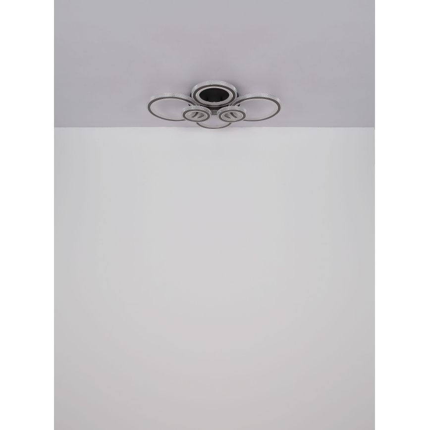 Globo - LED Pritemdomas lubinis šviestuvas LED/60W/230V 2700-6000K 56x78 cm antracitas + nuotolinio valdymo pultas