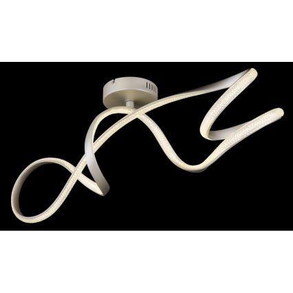 Globo - LED Ant pagrindo montuojamas sietynas LED/30W/230V matinis chromas