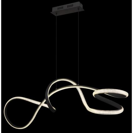 Globo - LED Pakabinamas sietynas LED/40W/230V juoda