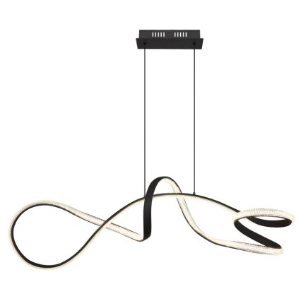 Globo - LED Pakabinamas sietynas LED/40W/230V juoda
