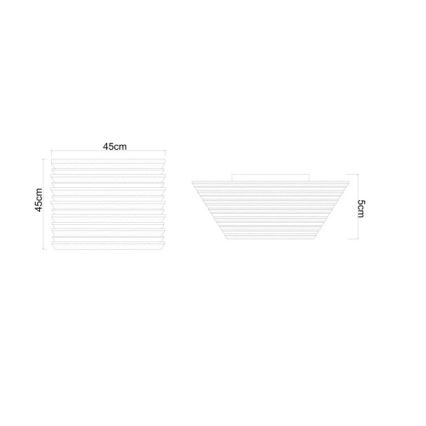 Globo - LED lubinis šviestuvas LED/30W/230V 3000K 45x45 cm medis