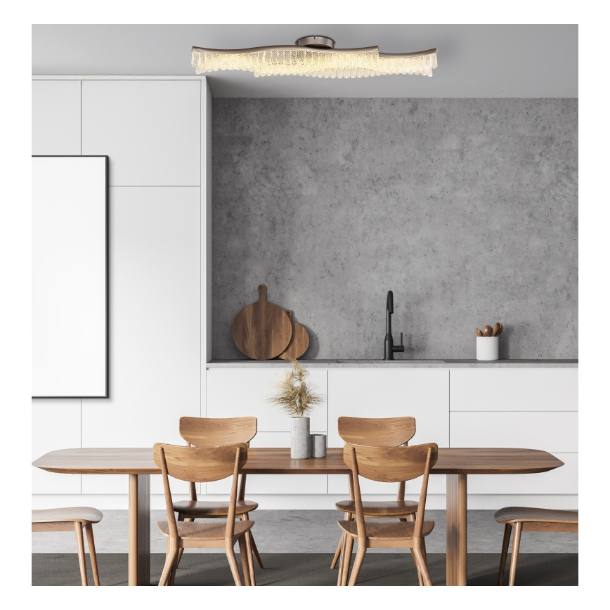 Globo - LED lubinis šviestuvas LED/35W/230V 3200K 18x108 cm matinis chromas