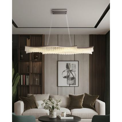 Globo - LED Pakabinamas sietynas LED/35W/230V 3200K matinis chromas