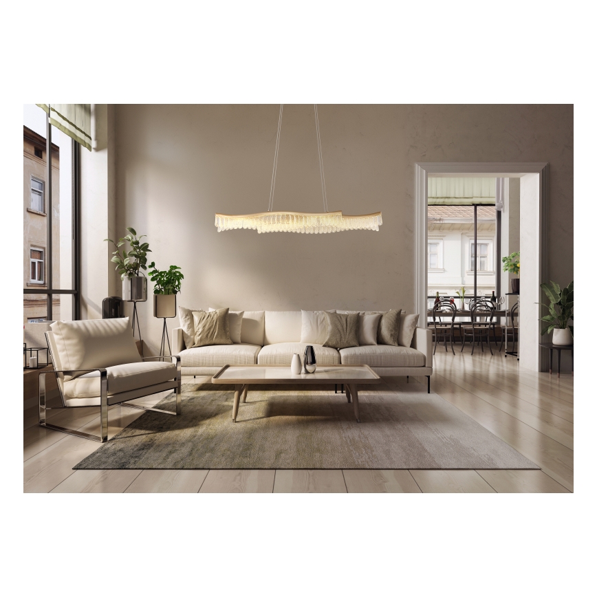 Globo - LED Pakabinamas sietynas LED/35W/230V 3200K auksas