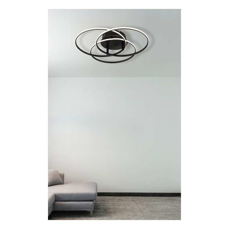 Globo - LED lubinis šviestuvas LED/40W/230V 4000K diametras 45,6 cm juoda