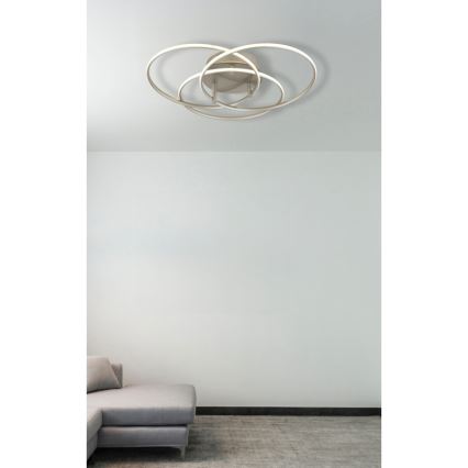 Globo - LED lubinis šviestuvas LED/40W/230V 4000K diametras 45,6 cm matinis chromas