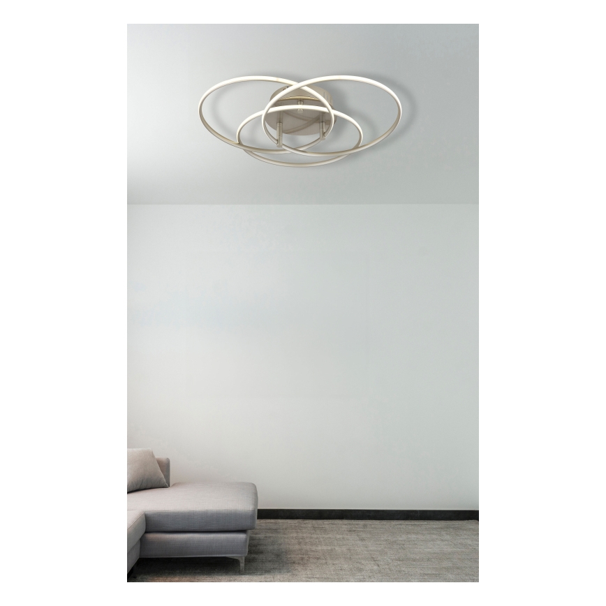 Globo - LED lubinis šviestuvas LED/40W/230V 4000K diametras 45,6 cm matinis chromas
