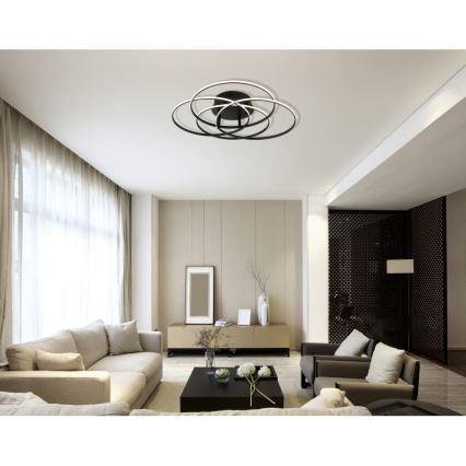 Globo - LED lubinis šviestuvas LED/55W/230V 4000K diametras 51,5 cm juoda