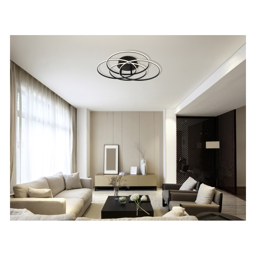 Globo - LED lubinis šviestuvas LED/55W/230V 4000K diametras 51,5 cm juoda