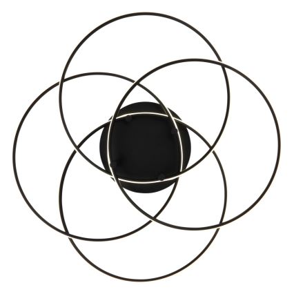 Globo - LED lubinis šviestuvas LED/55W/230V 4000K diametras 51,5 cm juoda