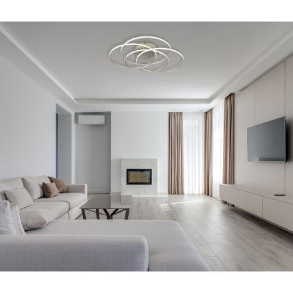 Globo - LED lubinis šviestuvas LED/55W/230V 4000K diametras 51,5 cm matinis chromas