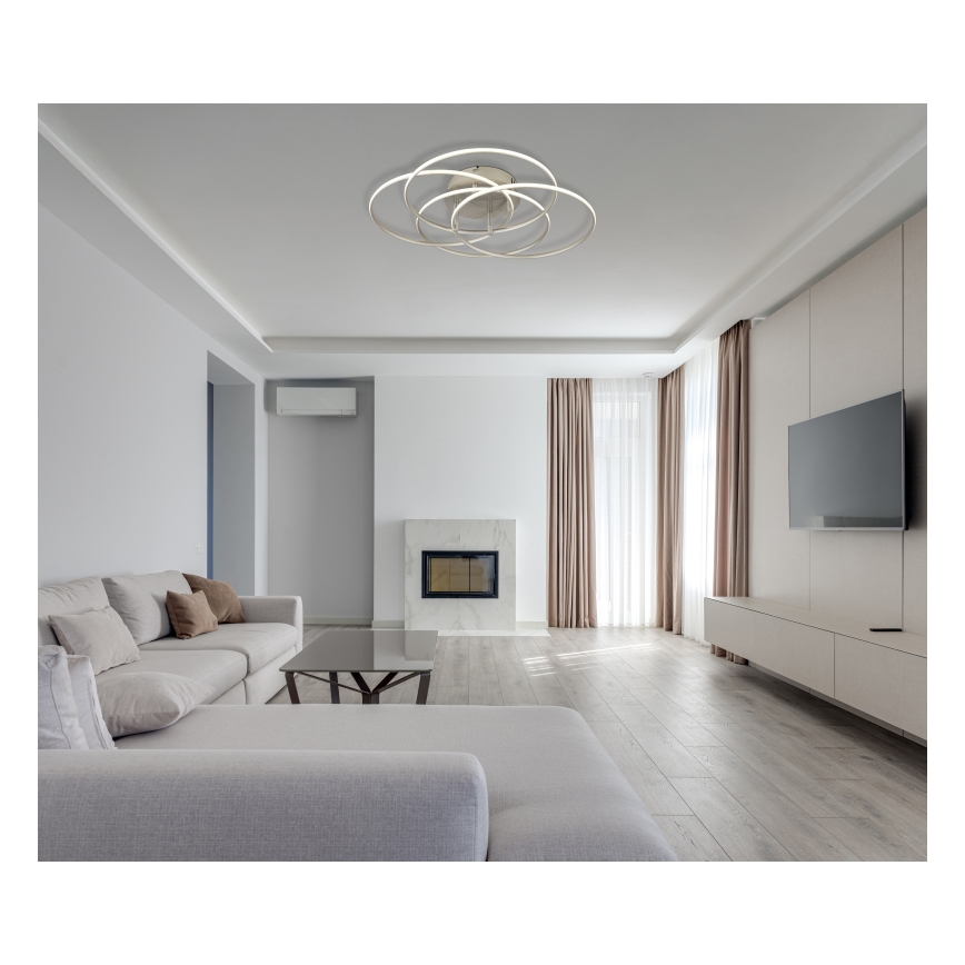Globo - LED lubinis šviestuvas LED/55W/230V 4000K diametras 51,5 cm matinis chromas