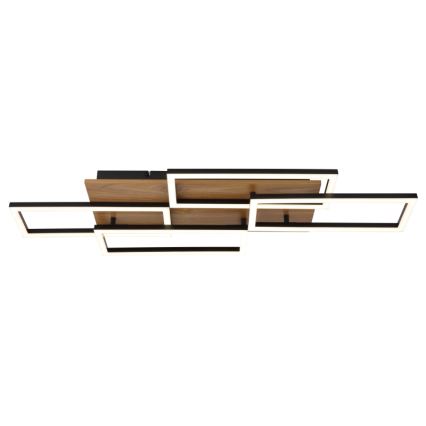 Globo - Dimeriuojamas LED lubų šviestuvas LED/40W/230V 2700-6500K 32,5x87,5 cm ruda/juoda + nuotolinis valdymas