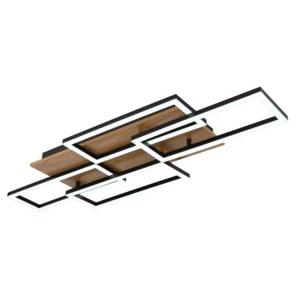 Globo - Dimeriuojamas LED lubų šviestuvas LED/40W/230V 2700-6500K 32,5x87,5 cm ruda/juoda + nuotolinis valdymas