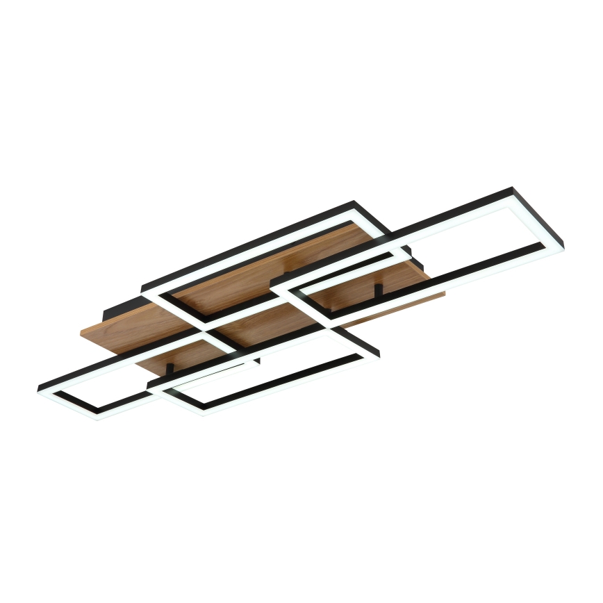 Globo - Dimeriuojamas LED lubų šviestuvas LED/40W/230V 2700-6500K 32,5x87,5 cm ruda/juoda + nuotolinis valdymas