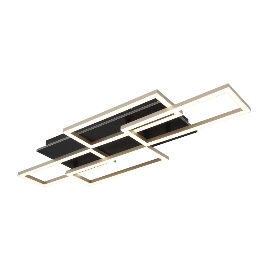 Globo - dimeriu reguliuojamas LED lubinis šviestuvas LED/40W/230V 2700-6500K 32,5x87,5 cm juodas + nuotolinis pultas